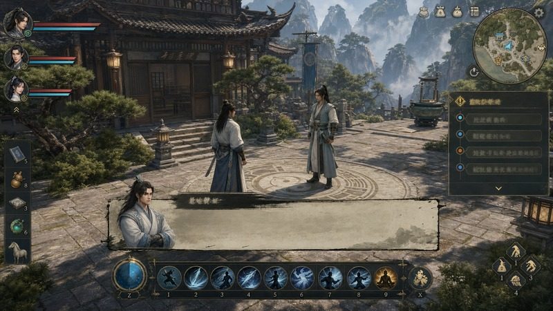 金庸群侠传5爱与死仙狐MOD六周年 天命线 玩法截图 3